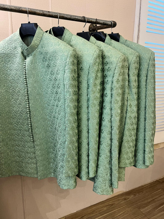 Textured Jacquard Prince Coat