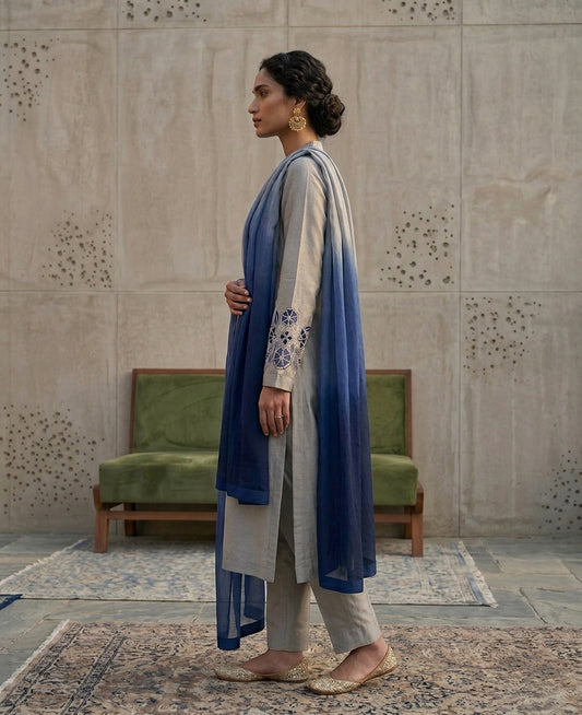 Silver Blue Formal