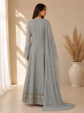Celeste Mist Embroidered Anarkali Set
